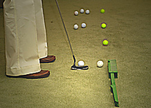 Practice anywhere to learn precisie putting speed control, just like the pro's!